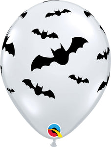 11" Bats Latex Balloons (Set of 6)