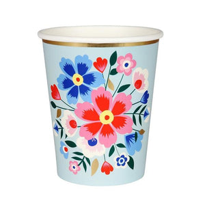 Meri Meri Bright Floral Cups