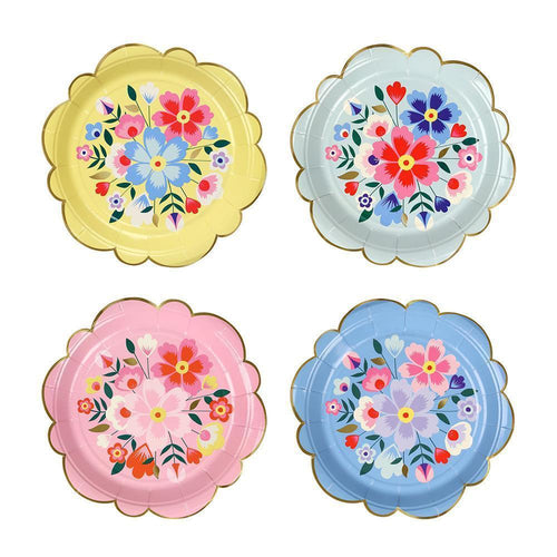 Meri Meri Bright Floral Small Plates