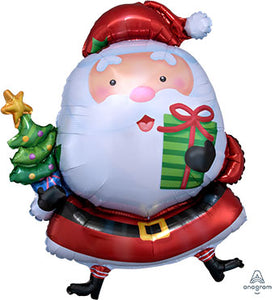 31" Santa with Tree Balloon