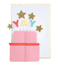 Load image into Gallery viewer, Meri Meri YAY! Cake Stand-Up Card