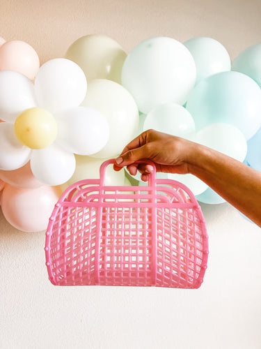 Pink Plastic Jelly Bag