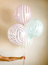 Load image into Gallery viewer, 18&quot; STRIPED BUBBLE BALLOONS