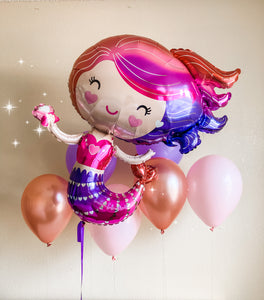 Large Lovely Mermaid Balloon