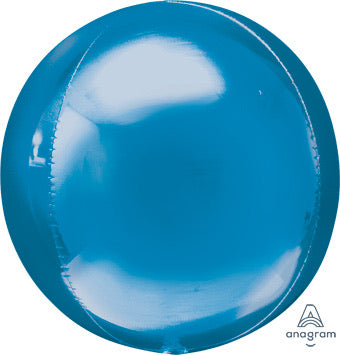 16”  Blue Orbz Balloon
