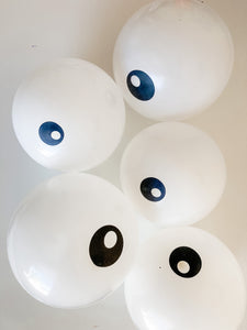 5" Friendly Eyeball Top Print Balloon (Set of 6)