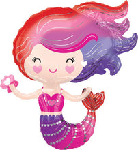 Load image into Gallery viewer, Large Lovely Mermaid Balloon