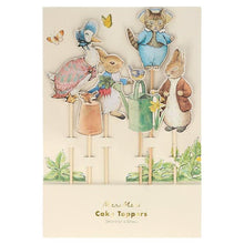 Load image into Gallery viewer, Meri Meri Peter Rabbit and Friends Cake Toppers